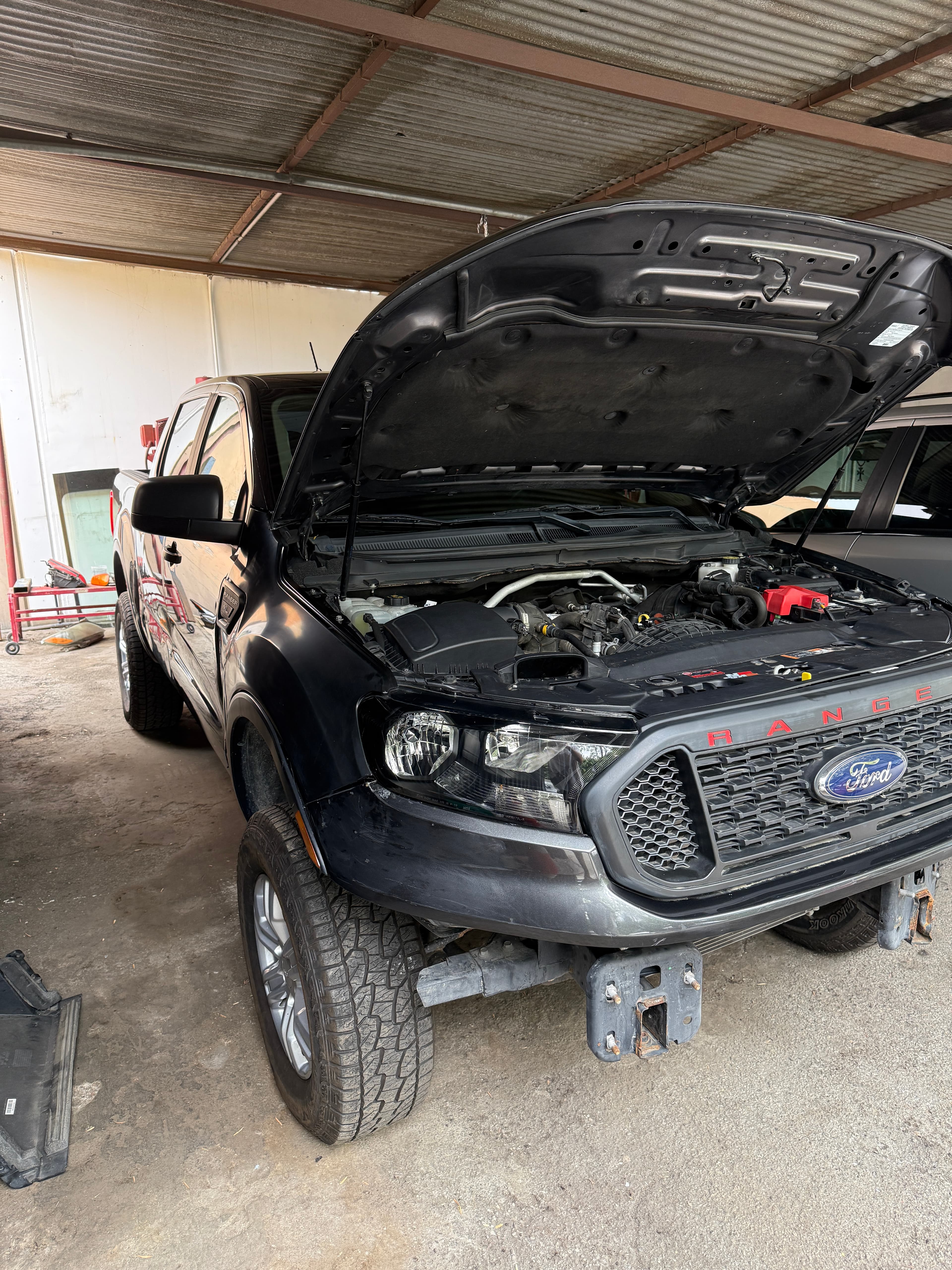 Ford Ranger - Engine Inspection at Creative Collision Center Pasadena
